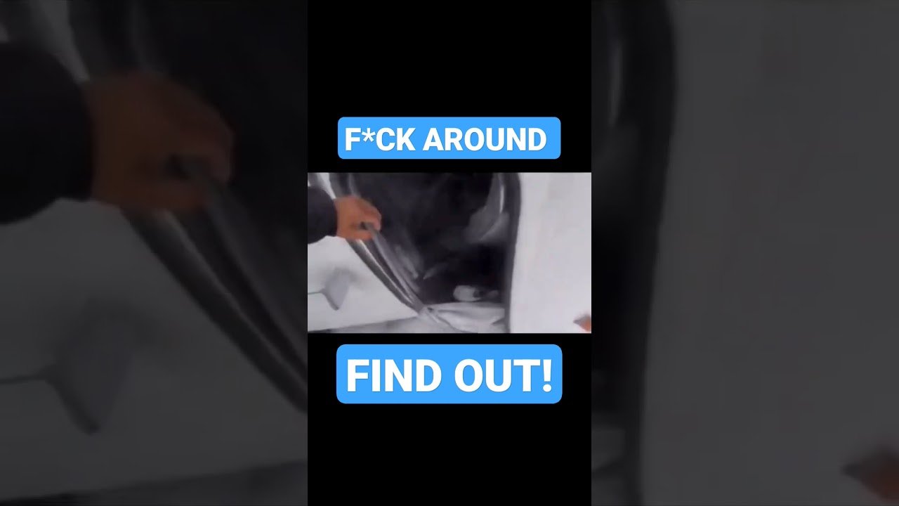 F*CK AROUND, FIND OUT. This trucker learned the hard way why we don’t F Around or we Find Out!