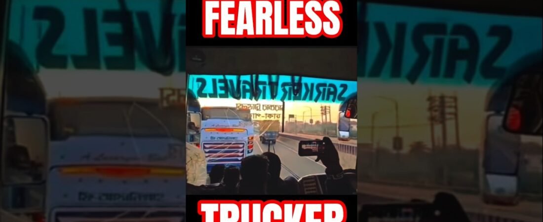 FEARLESS TRUCKER DOMINATES THE HIGHWAY!