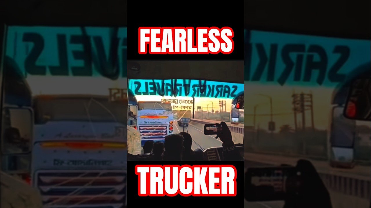 FEARLESS TRUCKER DOMINATES THE HIGHWAY!