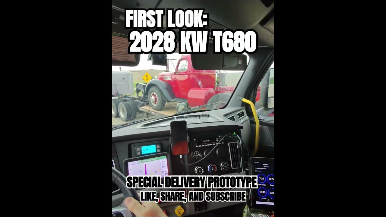FIRST LOOK: 2028 KENWORTH T680 PROTOTYPE CONCEPT TRUCK. Pre-Order yours today!