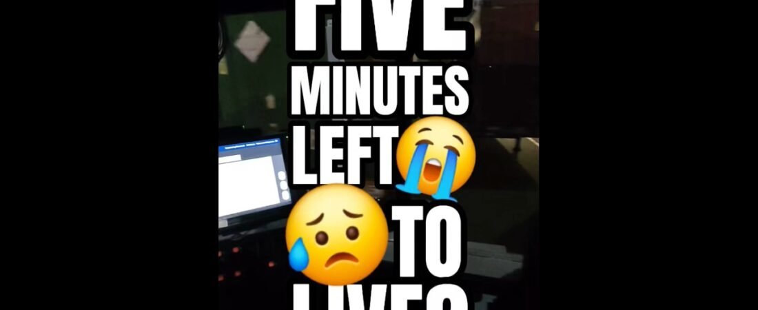 FIVE MINUTES LEFT TO LIVE? Who do you spend it with?