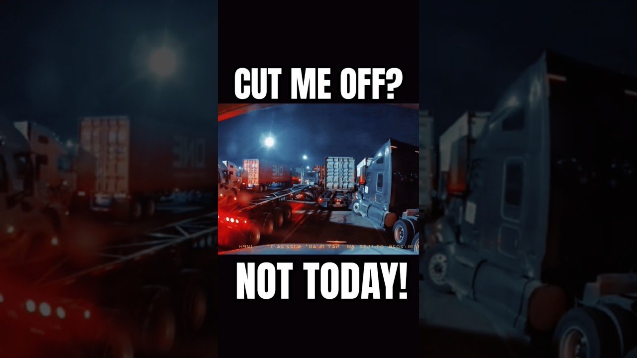 FLIPFLOP TRUCKER TRIED TO CUT ME OFF. Then this happened.
