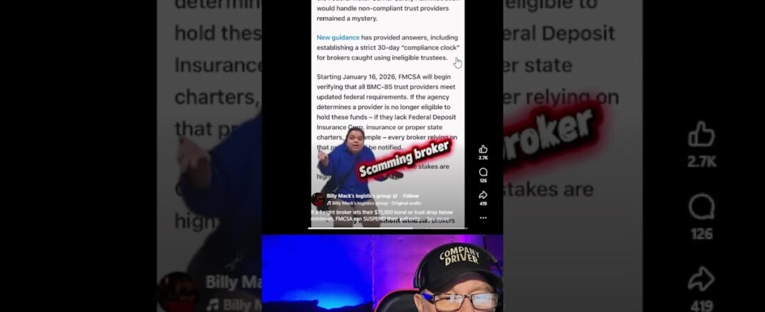 FMCSA is BANNING BROKERS