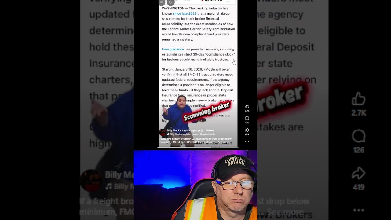 FMCSA is BANNING BROKERS