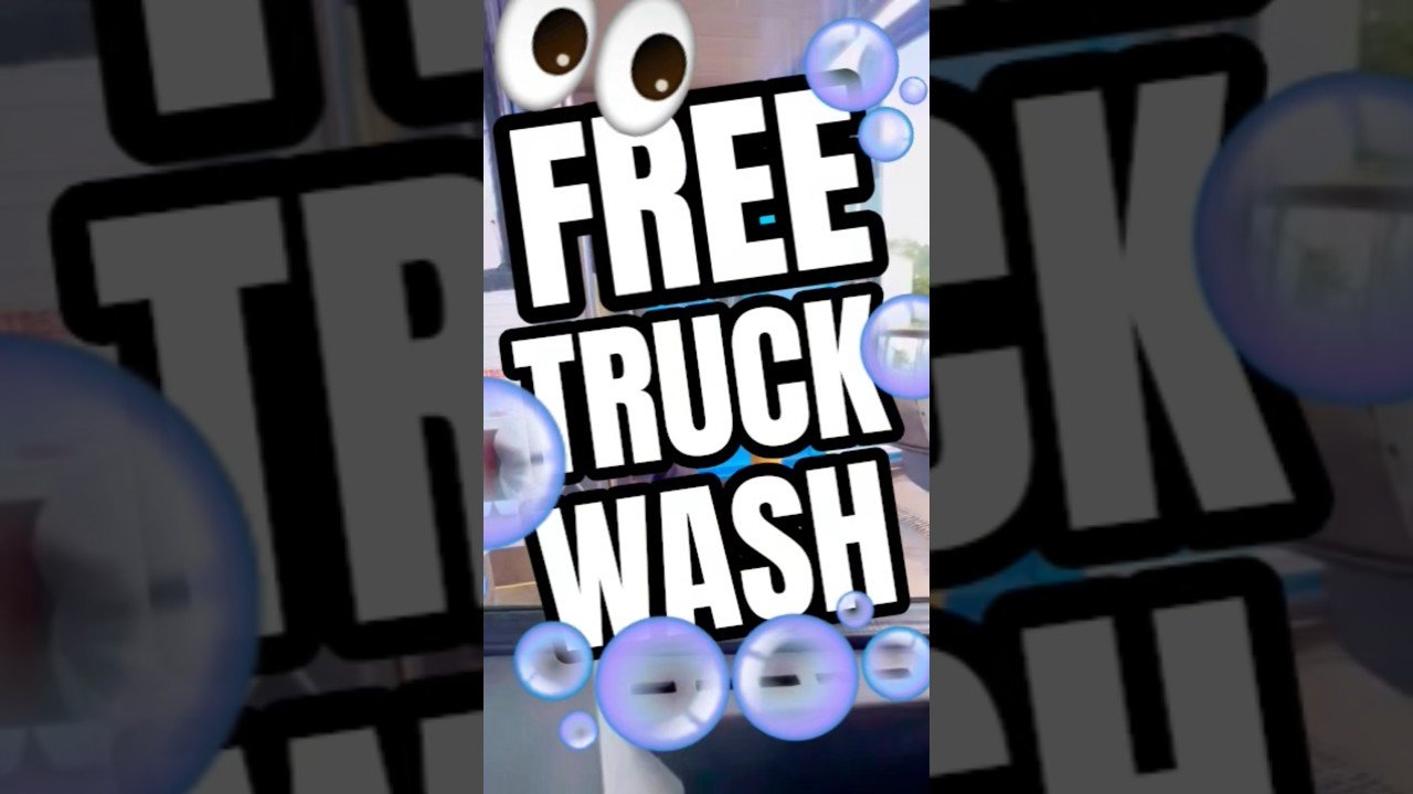 FREE TRUCK WASH FOR EVERYONE. BRING YOUR OWN SOAP!