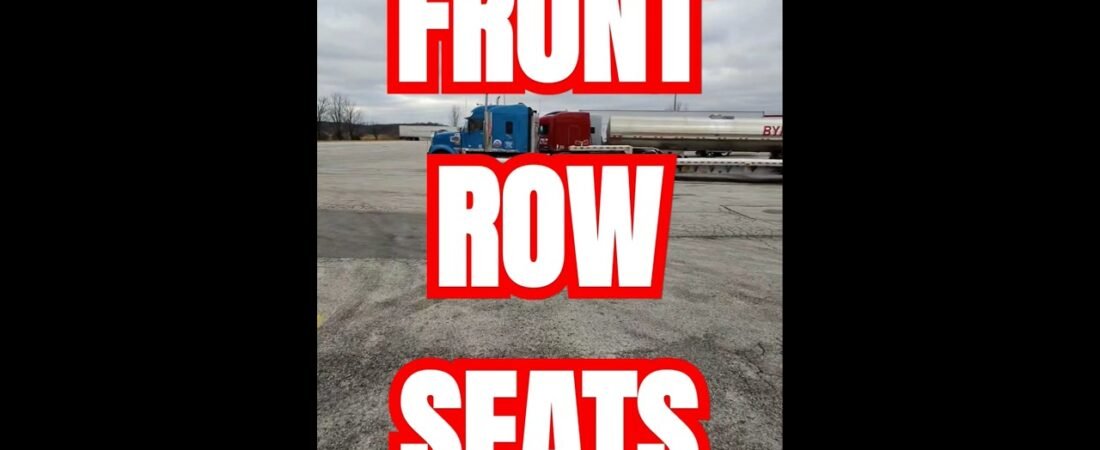 FRONT ROW SEATS AT THE TRUCK STOP WITH NEIL AND THE BOYS. Life is good out here at Pilot Flying J.