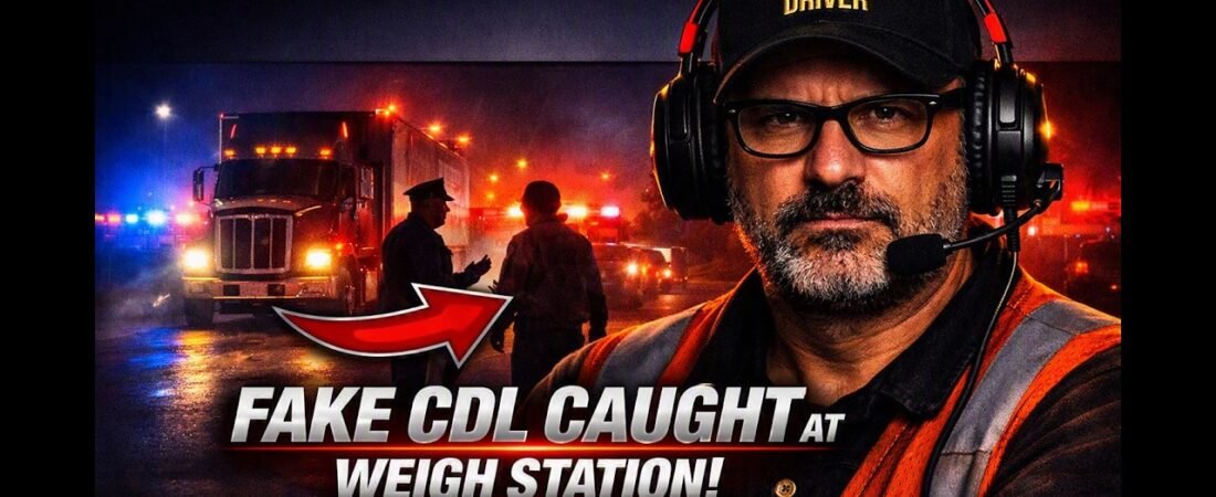 Fake CDL EXPOSED — Driver Caught Bypassing Weigh Station!