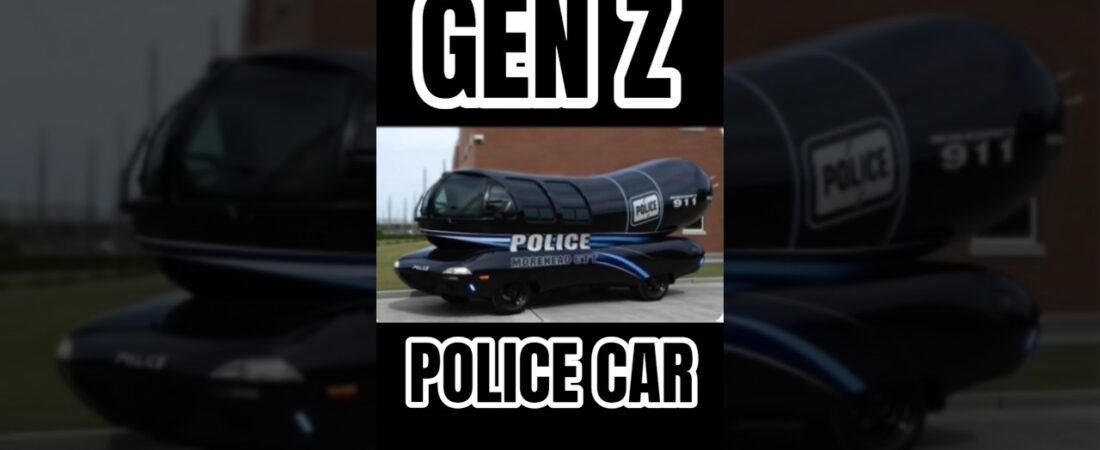 GEN Z Police Car spotted in the city.