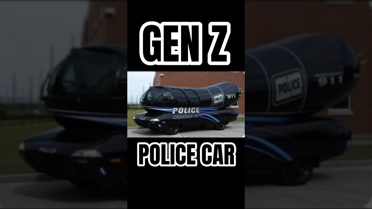 GEN Z Police Car spotted in the city.