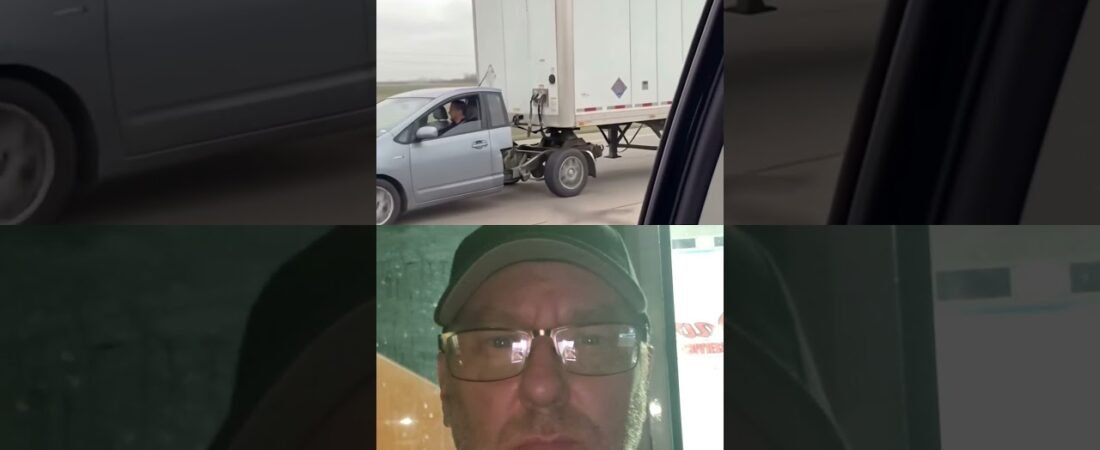 GEO METRO PULLING 54,000 LBS DOWN THE HIGHWAY.