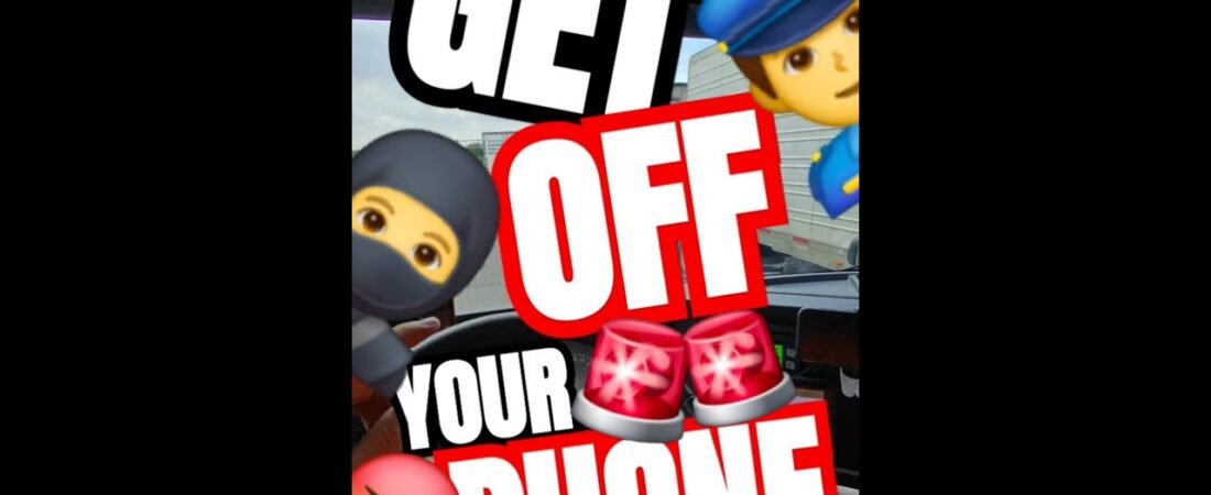 GET OFF YOUR PHONE, DRIVER! You might crash into me!