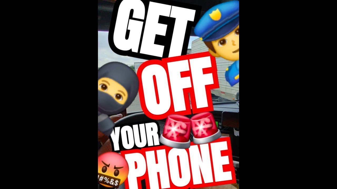 GET OFF YOUR PHONE, DRIVER! You might crash into me!