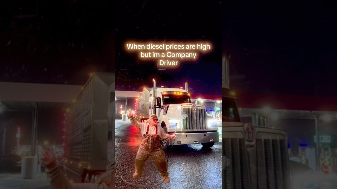 GOD BLESS BEING A COMPANY DRIVER!