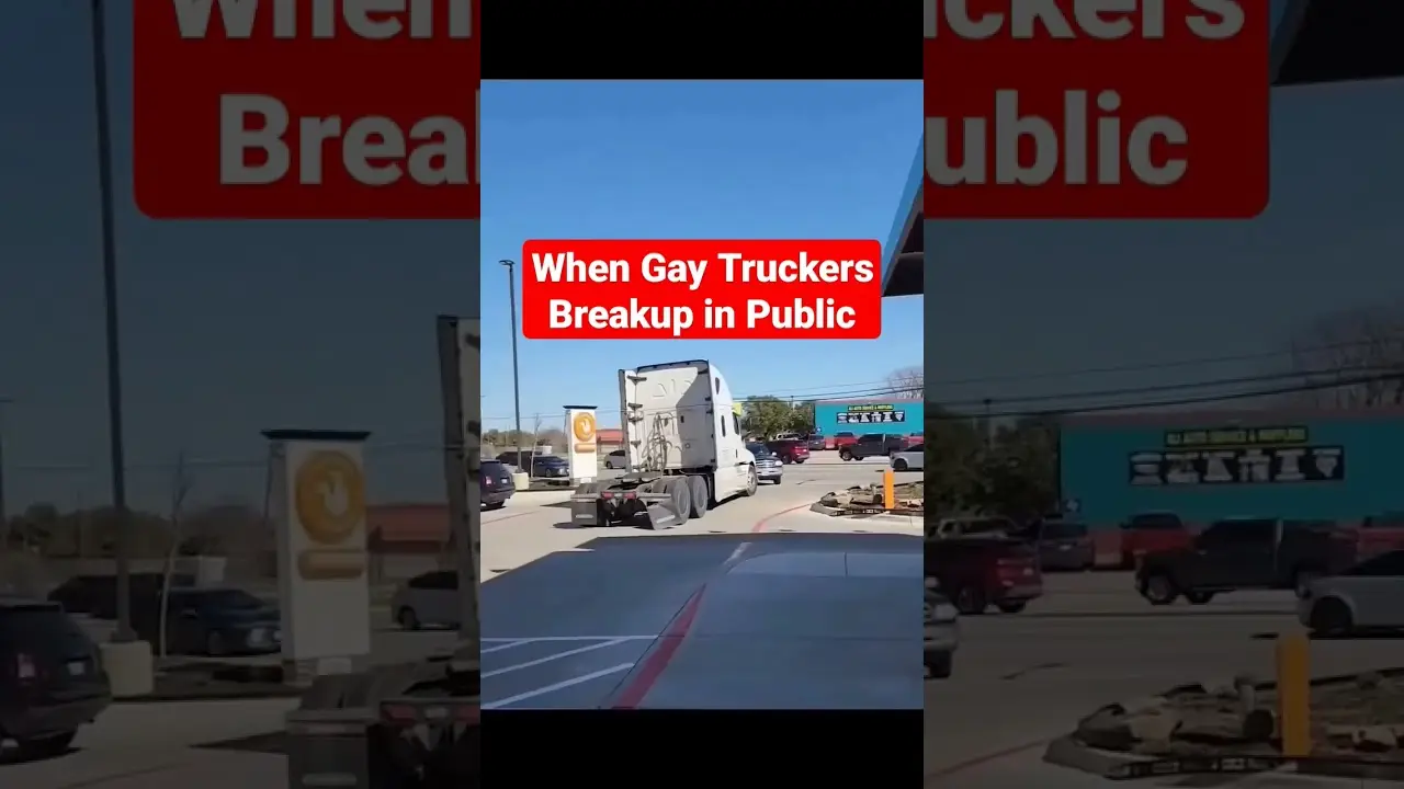 Gay Truckers Take Breakups VERY HARD. Sometimes, you just don’t want to let go until it hurts.