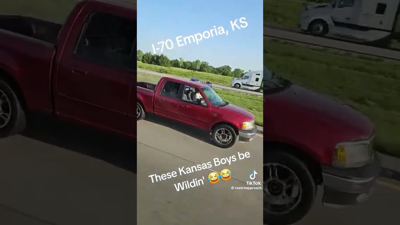 Getting WILD on the highway never looked so fun. Trucker escapes, but then others didn’t.