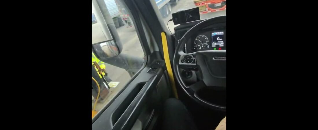 Getting fuel at the truck stop is complicated when you drive a semi truck. Can you count the steps?