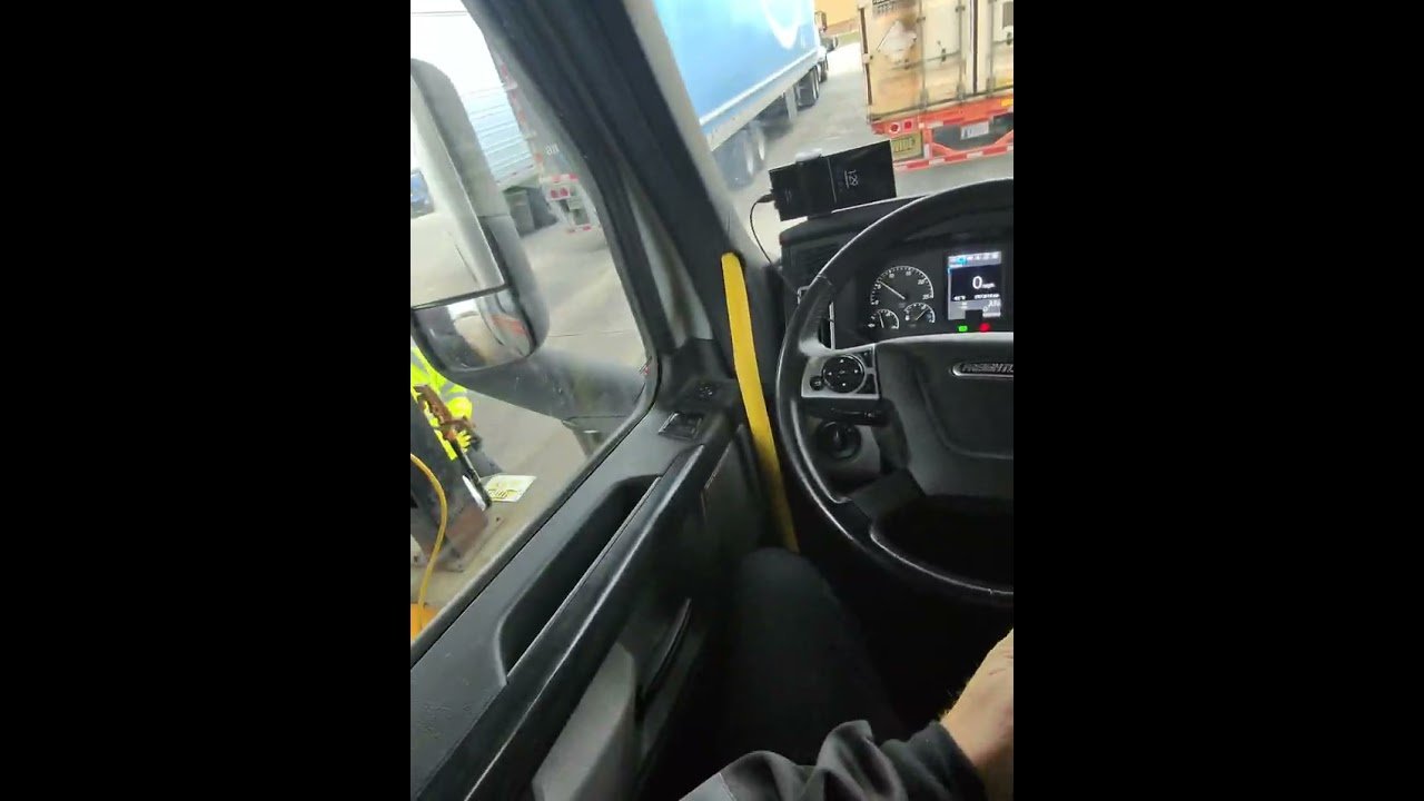 Getting fuel at the truck stop is complicated when you drive a semi truck. Can you count the steps?