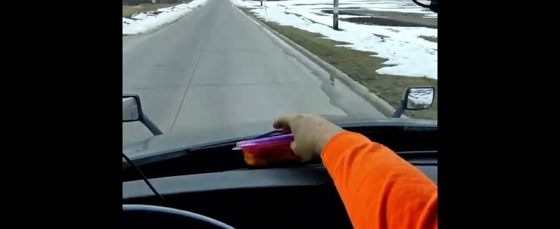 Girly Man teaches Truckers how to cook delicious meals while driving a Semi truck down the highway.
