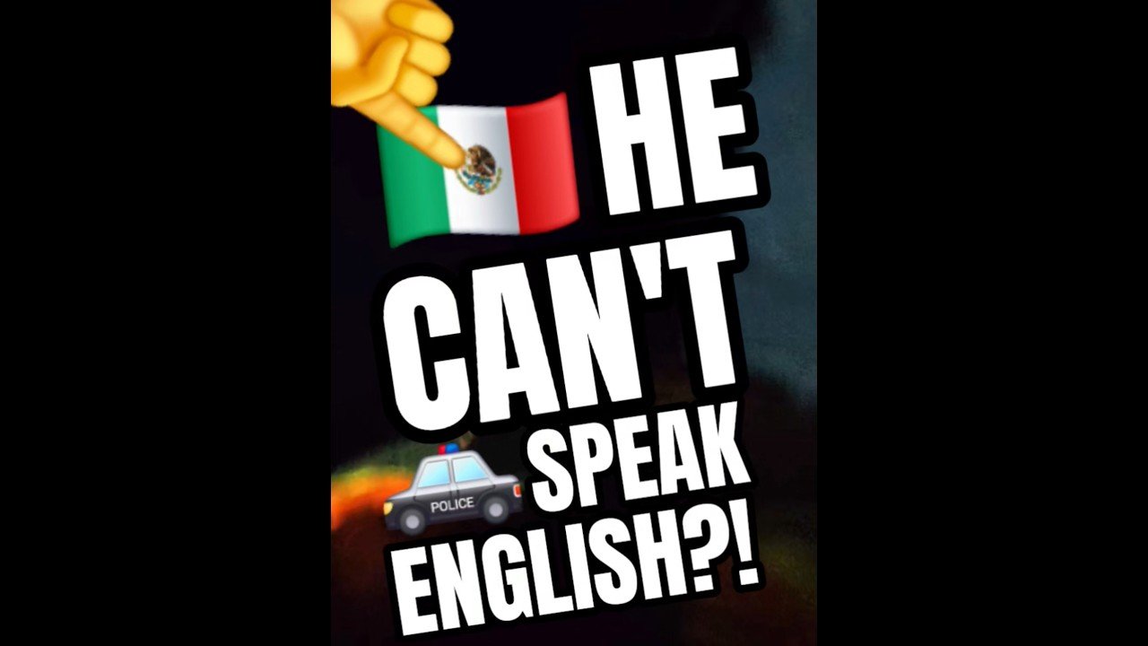 HE CANT SPEAK ENGLISH BUT HE CAN DRIVE A SEMI TRUCK!