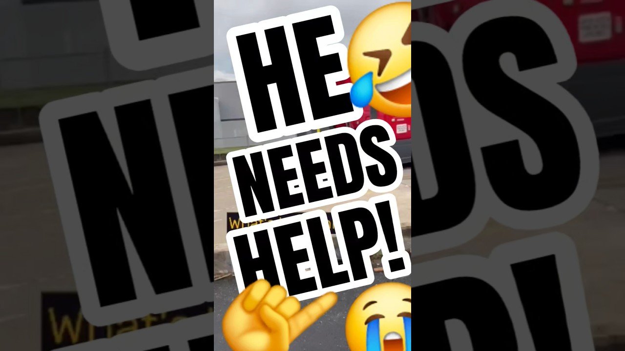 HE NEEDS HELP! THIS TRUCKER NEEDS TO LEARN THE HARD WAY!