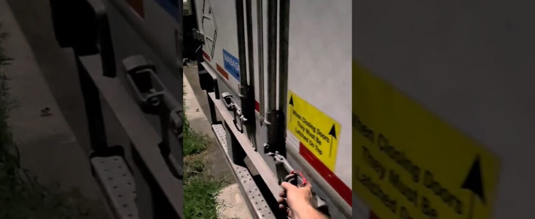 HE WANTS OUT OF THE SEMI TRAILER REALLY BAD! BUT I WONT DO IT!