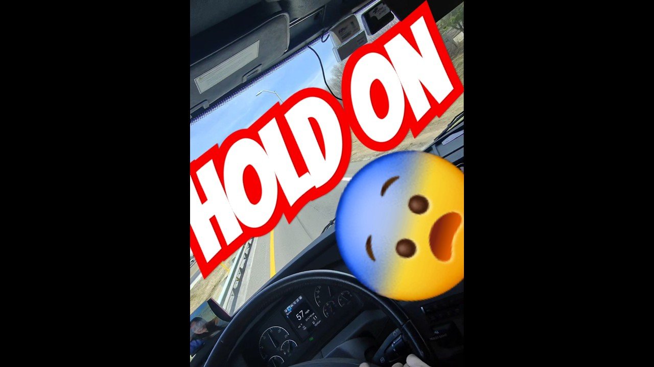 HOLD ON DRIVER, I GOT THIS! You can’t handle this ride! Let a Trucker show ya how it’s done.
