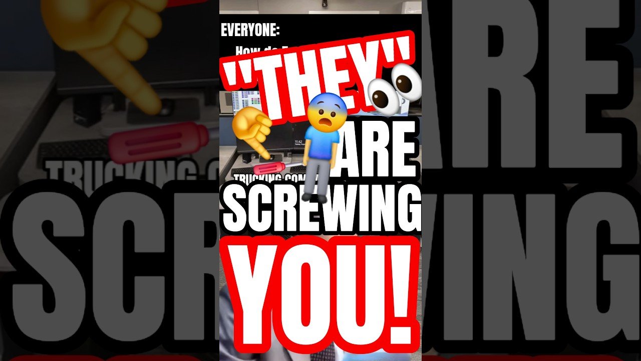 HOW ARE TRUCKING COMPANIES SCREWING TRUCK DRIVERS? Hear the truth from the source!