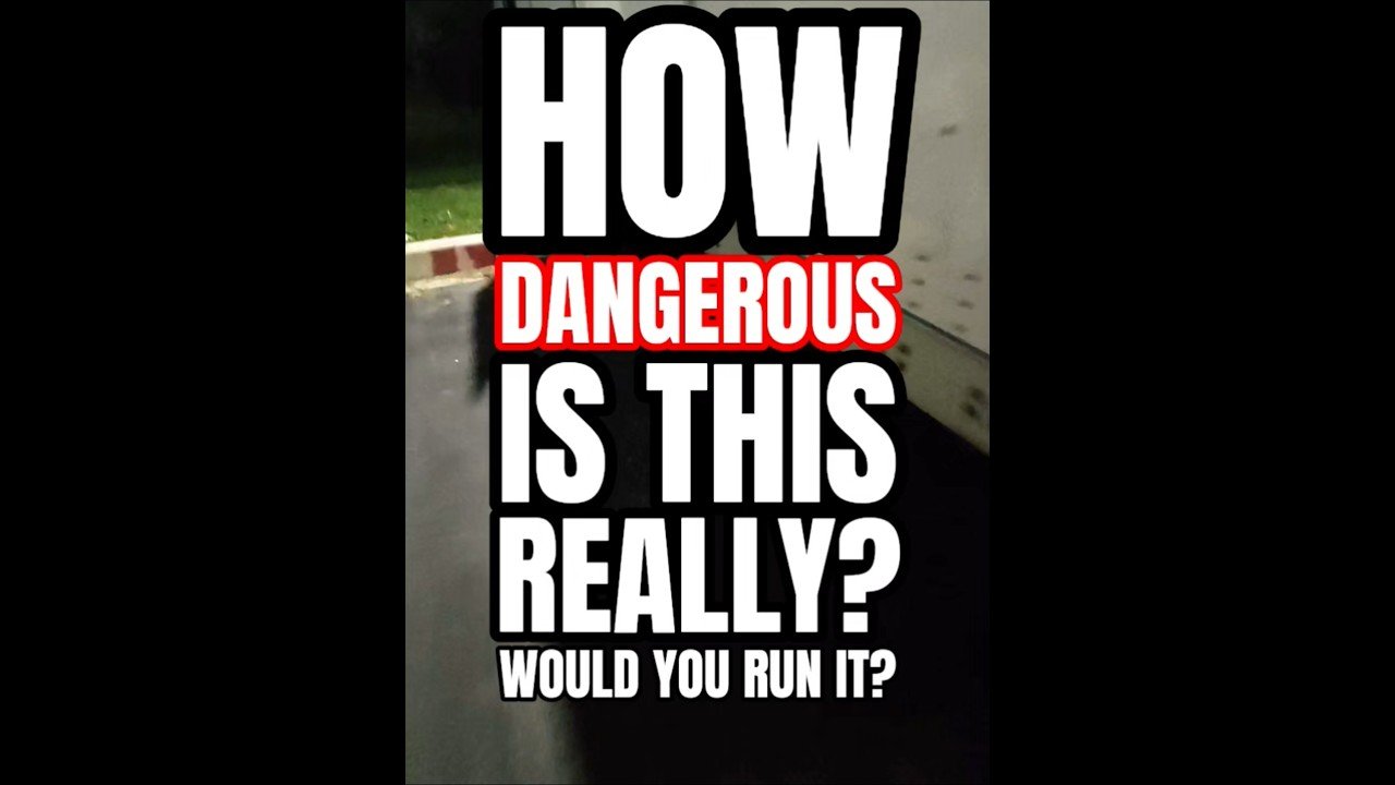 HOW DANGEROUS IS THIS REALLY? Would you run like this? I WILL!