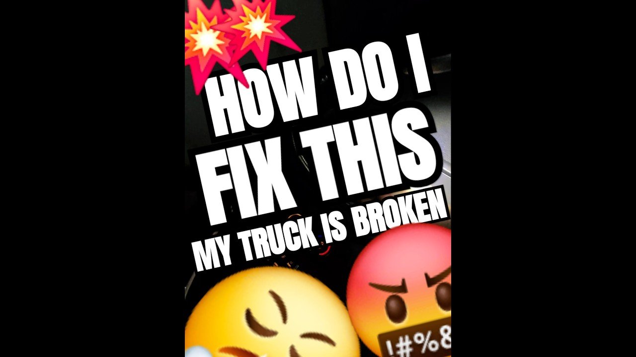 HOW DO I FIX THIS? My truck is broken. It’s brand new.