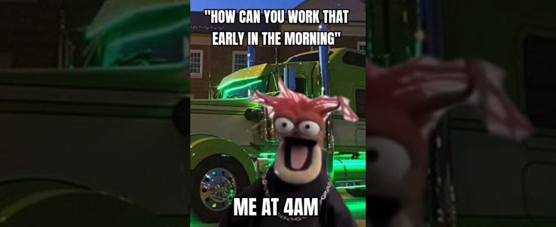 HOW DO WE GET UP THAT EARLY IN THE MORNING? IT’S CALLED BILLS!