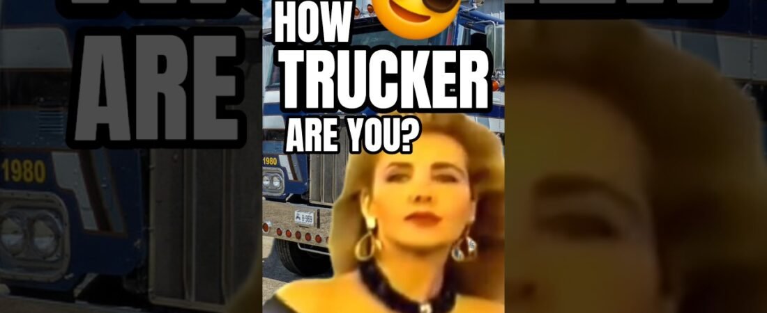HOW LONG HAVE YOU BEEN TRUCKING, DRIVER?