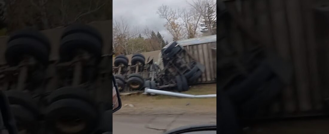 HOW MANY TRUCKS DO YOU SEE UPSIDE DOWN THIS MORNING?