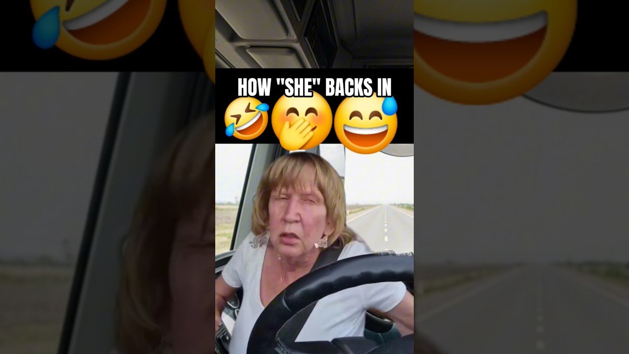 HOW “SHE” BACKS INTO THE DOCK. LEARN FROM THE BEST TRUCKER YOU’LL EVER SEE.