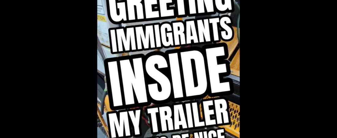 HOW TO APPROACH PEOPLE INSIDE MY TRAILER NICELY SO I DONT SCARE THEM.