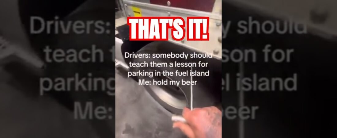Had to PULL THE TRIGGER on a driver today who was sleeping at the fuel pump. This is how it went.