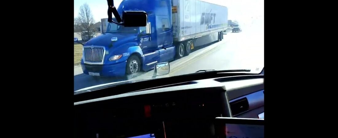 Hang out with me for 30 seconds as I drive down the highway in a Big Rig. Life as a Trucker
