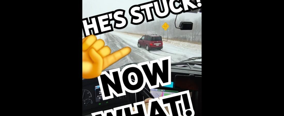 He couldn’t make it. Now he’s stuck and in danger.