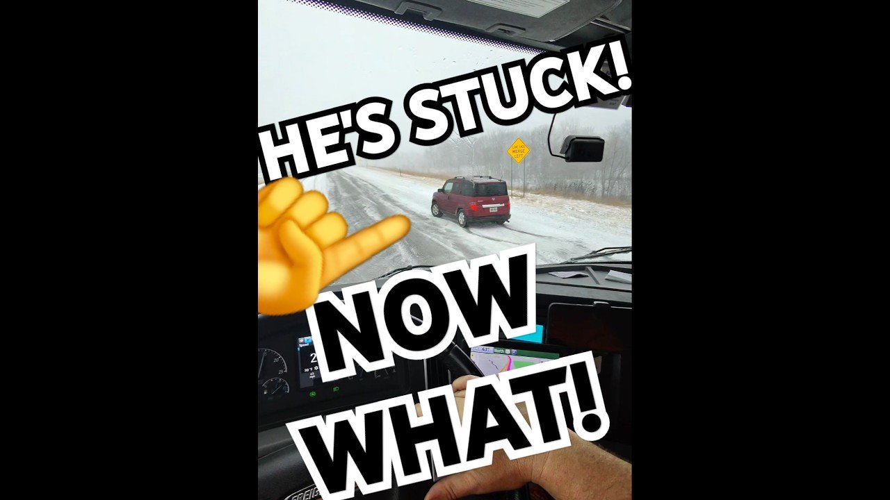 He couldn’t make it. Now he’s stuck and in danger.