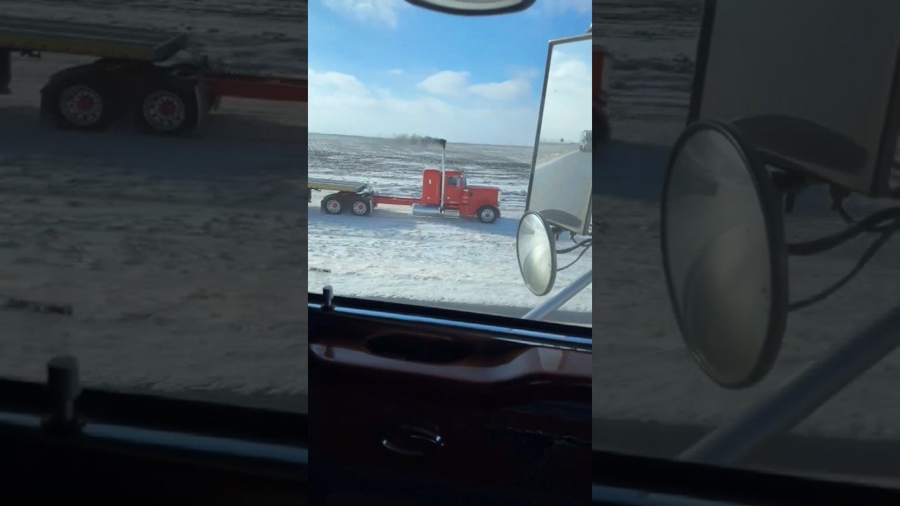 He went OFF ROADING in a CUSTOM PETERBILT SEMI TRUCK.