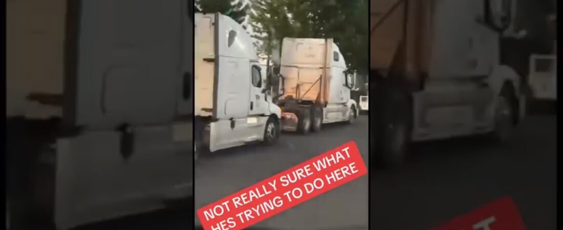 He’s trying to get his trailer straightened up. Why is that so hard to understand?
