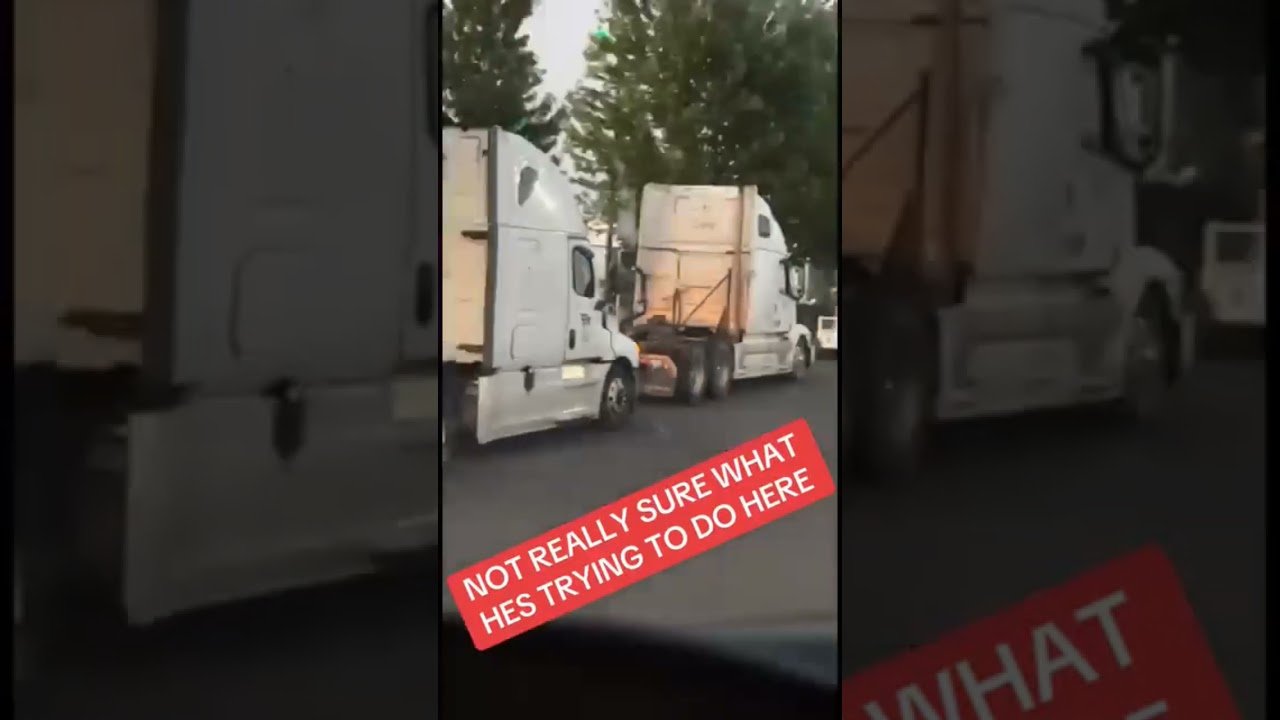 He’s trying to get his trailer straightened up. Why is that so hard to understand?