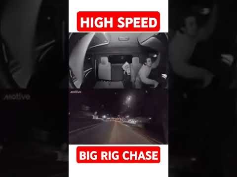 High Speed Big Rig Chase with an Ending You Couldn’t Have Imagined! Only in America!