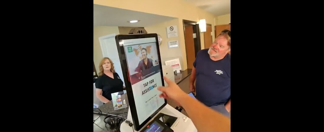 Hotel Check-in of the FUTURE! You won’t believe how they make us check into a robot machine thingy.