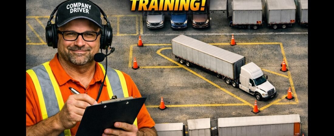 How To Blindside Parallel Park a Tractor Trailer – CDL Training Videos