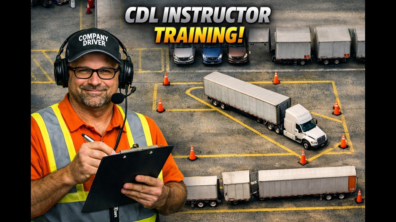 How To Blindside Parallel Park a Tractor Trailer – CDL Training Videos