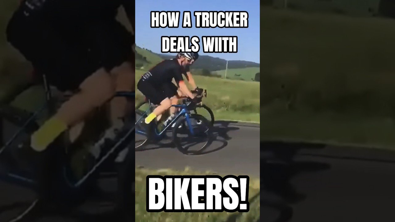 How Truckers deal with Bikers!