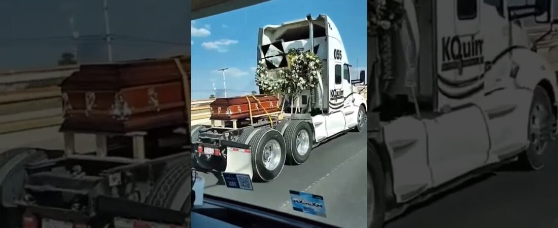 How a Trucker is laid to rest in 2024. It’s not a job, it’d a way of life for us out here.