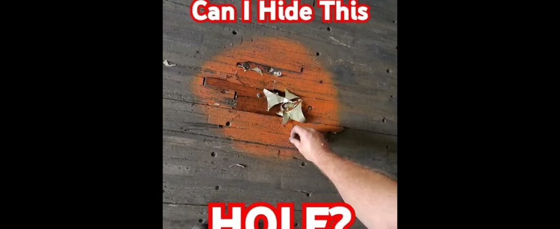 How can I hide this HOLE in my trailer? They won’t load me with a hole this size!