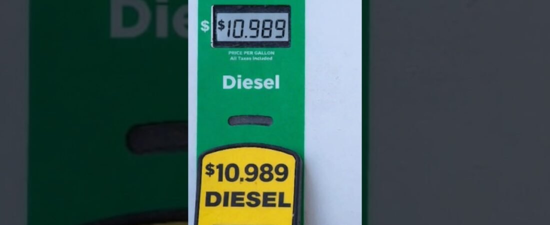 How it feels to fuel a big rig at the truck stop.