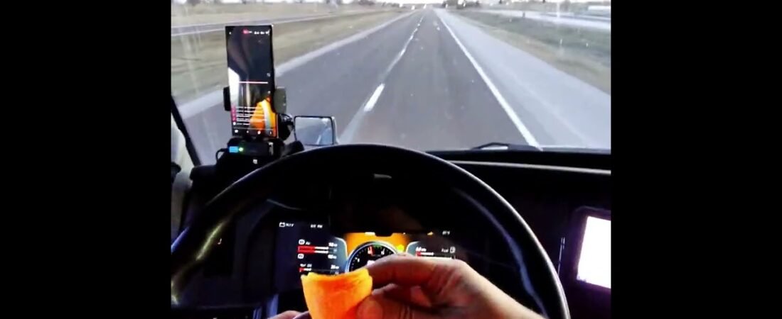 How many CHOMPS to get to the bottom of a Pringles can? Here’s the true Trucker Test!